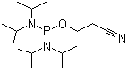 structure of CAS# 102691-36-1, 2-Cyanoethyl N,N,N',N'-tetraisopropylphosphorodiamidite