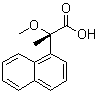 structure of CAS# 102691-93-0, (S)-2-甲氧基-2-(1-萘基)丙酸