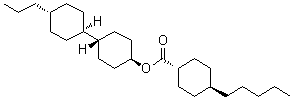 CAS # 102714-87-4, [trans[trans(trans)]]-4-Pentylcyclohexanecarboxylic acid 4'-propyl[1,1'-bicyclohexyl]-4-yl ester