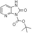 structure of CAS# 1027159-01-8, 1,2-二氢-2-氧代-3H-咪唑并[4,5-b]吡啶-3-羧酸叔丁酯