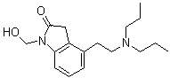 CAS 登录号：1027600-42-5, 4-[2-(二丙基氨基)乙基]-1,3-二氢-1-(羟基甲基)-2H-吲哚-2-酮