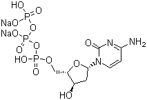 structure of CAS# 102783-51-7, 2'-Deoxycytidine-5'-triphosphoric acid disodium salt