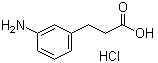 CAS # 102879-44-7, 3-Aminobenzenepropanoic acid hydrochloride