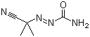 structure of CAS# 10288-28-5, 1-((氰基-1-甲基乙基)偶氮)甲酰胺