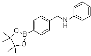 structure of CAS# 1029439-56-2, N-[4-(4,4,5,5-Tetramethyl-1,3,2-dioxaborolan-2-yl)benzyl]aniline