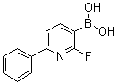 structure of CAS# 1029654-19-0, 2-氟-6-苯基吡啶-3-硼酸