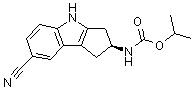 CAS # 1029691-23-3, (S)-[7-Cyano-1,2,3,4-tetrahydrocyclopenta[b]indol-2-yl]carbamic acid isopropyl ester