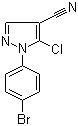 CAS # 102996-37-2, 1-(4-Bromophenyl)-5-chloro-1H-pyrazole-4-carbonitrile
