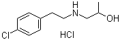 CAS # 1030624-41-9, 1-[[2-(4-Chlorophenyl)ethyl]amino]-2-propanol hydrochloride (1:1)