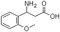 structure of CAS# 103095-63-2, DL-3-氨基-3-(2-甲氧基苯基)丙酸