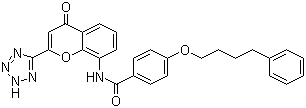 structure of CAS# 103177-37-3, 普仑司特