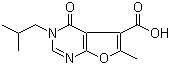 CAS # 1031967-08-4, 3,4-Dihydro-6-methyl-3-(2-methylpropyl)-4-oxofuro[2,3-d]pyrimidine-5-carboxylic acid