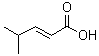 structure of CAS# 10321-71-8, 4-甲基-2-戊烯酸