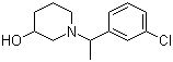 CAS # 1033013-42-1, 1-[1-(3-Chlorophenyl)ethyl]-3-piperidinol