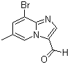CAS # 1033202-08-2, 8-Bromo-6-methylimidazo[1,2-a]pyridine-3-carbaldehyde