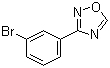 structure of CAS# 1033202-12-8, 3-(3-Bromophenyl)-1,2,4-oxadiazole
