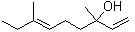 structure of CAS# 10339-55-6, 3,7-二甲基-1,6-壬二烯-3-醇