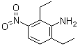 structure of CAS# 103392-86-5, 2,6-二乙基-3-硝基苯胺