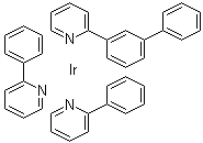 CAS # 1034145-18-0, (OC-6-43)-[3-(2-Pyridinyl)[1,1'-biphenyl]-4-yl]bis[2-(2-pyridinyl)phenyl]iridium