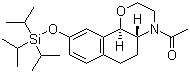 CAS # 1034706-81-4, 1-[(4aR,10bR)-2,3,4a,5,6,10b-Hexahydro-9-[[tris(1-methylethyl)silyl]oxy]-4H-naphth[1,2-b]-1,4-oxazin-4-yl]ethanone