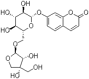 structure of CAS# 103529-94-8, Apiosylskimmin