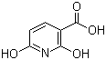 CAS # 10357-91-2, 2,6-Dihydroxynicotinic acid, 1,2-Dihydro-6-hydroxy-2-oxo-3-pyridinecarboxylic acid