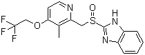 CAS 登录号：103577-45-3, 兰索拉唑, 2-[[[3-甲基-4-(2,2,2-三氟乙氧基)-2-吡啶基]甲基]亚磺酰基]-1H-苯并咪唑