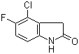 structure of CAS# 103585-71-3, 4-Chloro-5-fluoroindolin-2-one