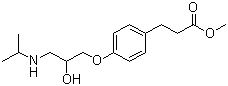 CAS # 103598-03-4, Esmolol, Methyl 3-[4-[2-hydroxy-3-(isopropylamino)propoxy]phenyl]propionate