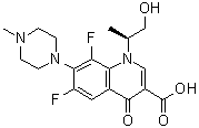 CAS # 1036016-10-0, 6,8-Difluoro-1,4-dihydro-1-[(1S)-2-hydroxy-1-methylethyl]-7-(4-methyl-1-piperazinyl)-4-oxo-3-quinolinecarboxylic acid