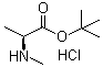 CAS 登录号：103614-40-0, N-甲基-L-丙氨酸叔丁酯盐酸盐