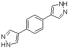 structure of CAS# 1036248-62-0, 1,4-Di(1H-pyrazol-4-yl)benzene