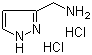 CAS # 1037237-32-3, 1H-Pyrazole-3-methaneamine dihydrochloride, 3-Aminomethyl-2H-pyrazole dihydrochloride, 1H-Pyrazole-5-methanamine dihydrochloride