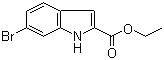structure of CAS# 103858-53-3, Ethyl 6-bromoindole-2-carboxylate
