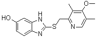 CAS # 103877-02-7, 2-[[(4-Methoxy-3,5-dimethyl-2-pyridinyl)methyl]thio]-1H-benzimidazol-6-ol
