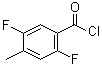 structure of CAS# 103877-56-1, 2,5-Difluoro-4-methylbenzoyl chloride