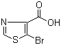 structure of CAS# 103878-58-6, 5-Bromothiazole-4-carboxylic acid