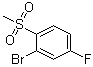 structure of CAS# 1039744-23-4, 2-溴-4-氟-1-(甲基磺酰基)苯