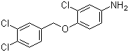 CAS 登录号：1039922-08-1, 3-氯-4-[(3,4-二氯苯基)甲氧基]苯胺