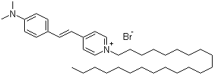structure of CAS# 103998-45-4, 4-[4-(二甲基氨基)苯乙烯基]-1-二十二烷基溴化吡啶鎓