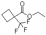 structure of CAS# 1040683-08-6, Ethyl 1-(trifluoromethyl)cyclobutanecarboxylate