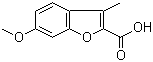 structure of CAS# 10410-29-4, 6-甲氧基-3-甲基苯并呋喃-2-甲酸