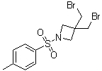 structure of CAS# 1041026-61-2, 3,3-二(溴甲基)-1-(4-甲苯基磺酰基)吖丁啶