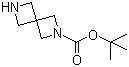 structure of CAS# 1041026-70-3, 2,6-二氮杂螺[3.3]庚烷-2-羧酸叔丁酯
