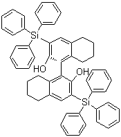 structure of CAS# 1041186-22-4, (1R)-5,5',6,6',7,7',8,8'-八氢-3,3'-二(三苯基硅烷基)[1,1'-联萘]-2,2'-二醇