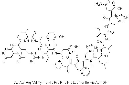 CAS 登录号：104180-27-0, N-乙酰基肾素基质十四肽
