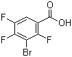 structure of CAS# 104222-42-6, 3-溴-2,4,5-三氟苯甲酸