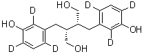 CAS 登录号：104411-12-3, (R*,R*)-2,3-二[(3-羟基苯基-2,4,6-d<sub>3</sub>)甲基]-1,4-丁二醇