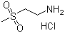 structure of CAS# 104458-24-4, 2-(甲砜基)乙胺盐酸盐