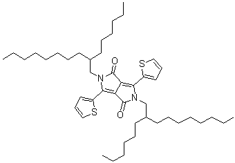 CAS # 1044598-80-2, 2,5-Bis(2-hexyldecyl)-2,5-dihydro-3,6-di-2-thienylpyrrolo[3,4-c]pyrrole-1,4-dione